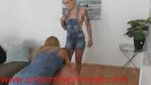 Ballbusting with tits shake HD