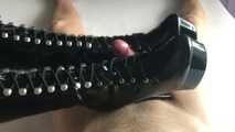 MY NEW BOOTS AND THE CUM