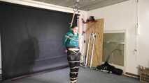 Rachel Adams bound and gagged by an Intruder