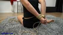 Hogtie Challenge part 1 (4k)