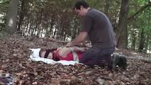 Nelly hogtied outdoor 1/2