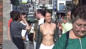 nude in the city
