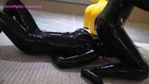 Xiaomeng and Xiaoyu Mutual Breathplay in Latex