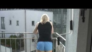 Get 3 Archive Videos with Monika enjoying her shiny nylon shorts from 2010!