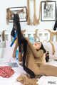 Hot slut is addicted to nylon (299 images)