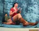 Jill Diamond's western-facesitting