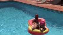 Bonus Update -  - Water Bondage Tape Hogtie for Nova Pink