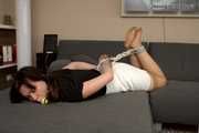Sharon - Tied up in her own apartment 1