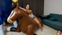 1075 Big breasts and big horses
