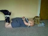 Reading in a hogtie 2/2