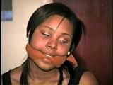 18 Yr OLD BLACK COLLEGE STUDENT WAKES UP CLEAVE GAGGED, BAREFOOT & TIGHTLY TIED TO A CHAIR (D53-6)