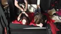 Michelle & Isabelle im hogtie