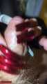 Jerking off in hot, wet Nylon