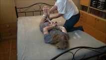Gina and Stefanie – Hogtie Challenge, Part 1 of 6