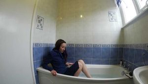 Estate Agent Takes A Dip Fully Clothed