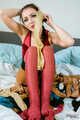 Kinky nylon fun with Katy Rose (241 images)