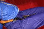 Sexy Sonja being tied and gagged with ropes and a clothgag hanging wearing a sexy rainwear combination (Pics)