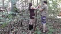 Ivana handcuffed