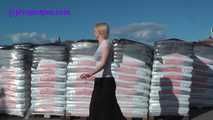069022 Tiffany Slips Into A Builder's Yard For A Discrete Pee