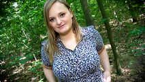 BANGED IN THE WOODS - CUM-PUSSY INCLUDED - German Teen Lina