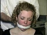 19 YEAR OLD COLLEGE STUDENT SHANA IS TIGHTLY BOUND TO A CHAIR AND HAS HER MOUTH STUFFED & CLEAVE GAGGED ON SCREEN 2 TIMES (D53-10)