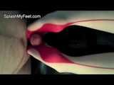 Stockings footjob