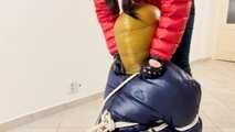 Breathplay Sebastien in 2 puffer jackets.