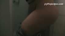 056025 Kasha Pees On The Floor Of The Smelly Toilet 