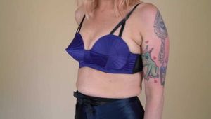 1142 Violet in Tape and Stockings