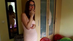 cigarette balloon popping