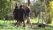 Happy Halloween! Ballbusting