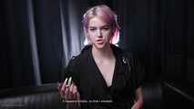 Interview with Dasha while she is smoking   