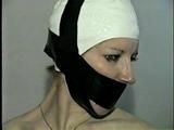 WRAP AROUND TAPE GAGGED, TIED TITS TAMARA (D11-9)