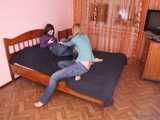 Alexa & Catt  – Barefeet girls use bondage to take control of the TV-set