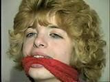 18 Yr OLD CUTIE FACE TERRI IS MOUTH STUFFED, CLEAVE GAGGED, CROTCH ROPED & TIED UP WEARING LINGERIE TO A CHAIR (D53-1)