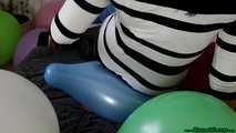 Bett voller Ballons
