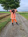 Miss Amira in AGU Adidas Regenanzug und transparentem Regenzeug