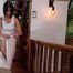 Cute brunette teen solo play in the hotel room