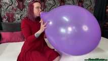 Blow2Pop a purple TT17 pastel while smoking a cigarette