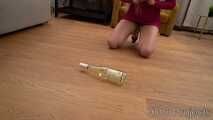 Spin bottles with a blonde milf