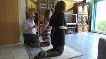 Kyra and Vanessa - tickle detector test Part 4 of  10
