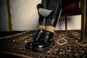 Roxie in Ranger Boots and Chair Bondage