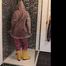 Miss Francine in AGU Regenjacken und transparentem Regenanzug in der Dusche
