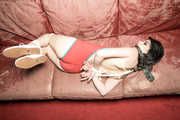 Mia in body suit Hogtie