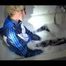 Sonja wearing sexy rainwear while taking a bath (Video)
