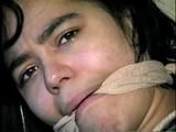 21 Yr OLD LATINA ERICA GETS BALL & WRAP ACE BANDAGE GAGGED (D25-9)