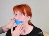 [From archive] Liska packed into the trash bag, duct taped and dominated by Miss Love