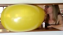 Ballon under Druck (ängstliche Marie)