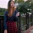 Lovely girl Irina enjoying a nice weather and a 120mm cigarette