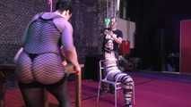 2 Girls extreme Challenge for Elise Graves & Little Red Girl